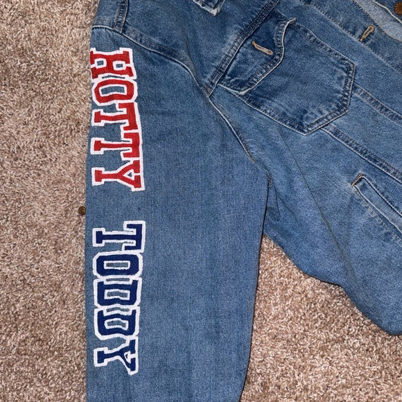 Hand painted Ole Miss jeans jacket.